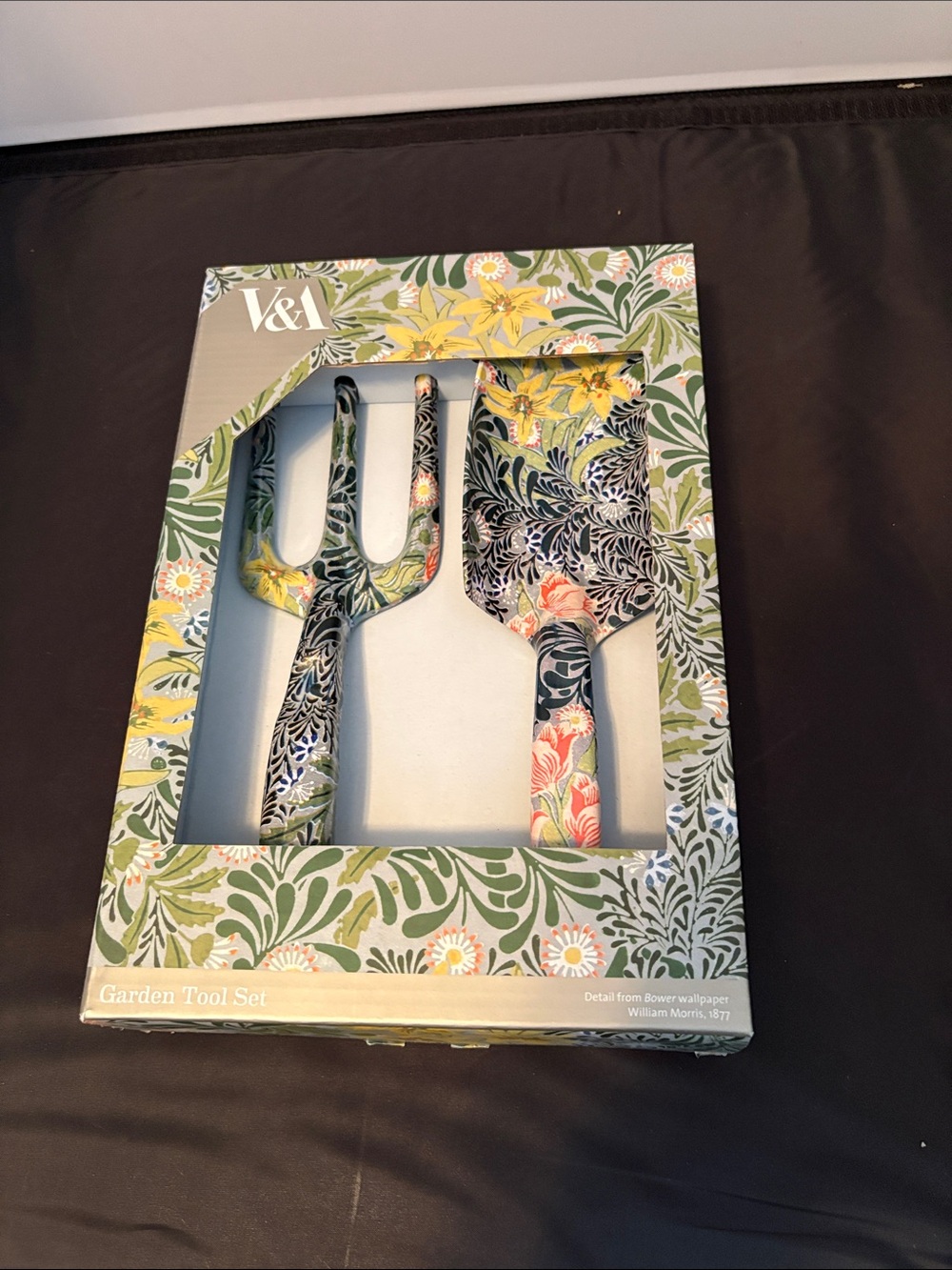 Floral Garden Hand Tool Set in Green and Yellow